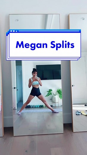 Obsessed with this sound. Trying #meganknees but splits edition. #splits #flexibility #stretchtok #pilates #stretching