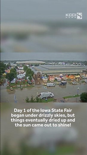 Timelapse: Opening day of 2025 Iowa State Fair