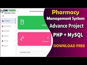 Multi Language Pharmacy Management System in PHP Free Source Code