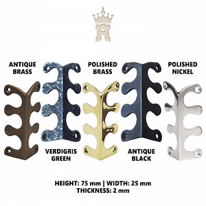 Leaf Fern Brass Corner Protector: Antique & Polished Finish - Etsy