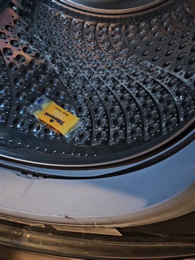 Unexpected Discovery in the Washing Machine: Cheese Snacks