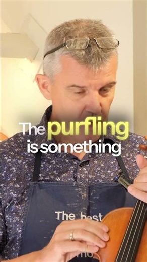 Why Violin Makers Don't Make Their Own Purfling #shorts
