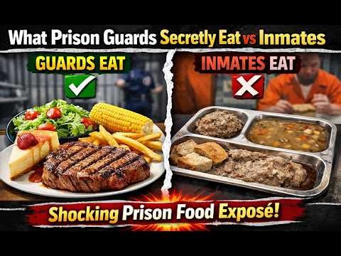 What Prison Guards Secretly Eat vs Inmates Shocking Prison Food Exposé