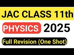 Class 11th Physics VVI MCQ 2025 JAC || Objective Questions Physics Class 11th || Physics 11th ||