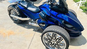 14 reactions · 5 comments | 2008 Can-Am Spyder (PREOWNED) - 4,138 Miles - $24,999 Hayabusa engine conversion - Full custom paint job - Front forgiato wheels - Rear 1500 fat tire kit - Light kit - Sound system - Voodoo sidewinder exhaust - Chrome see thru clutch cover, Chrome chain guard, Chrome triple tree, grips & levers, Chrome master cylinder covers, Chrome Clutch & brake lever pins.​​ Stock # 4155​ Call Darby 615-431-2294 | All Things Chrome | Facebook