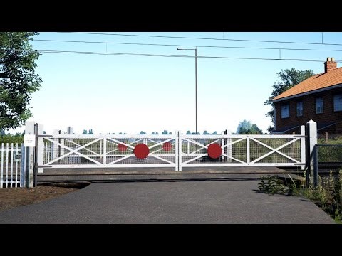 British Gate Level Crossing on the ECML 🇬🇧 | Newark Northgate – Retford | Train Sim World
