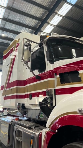 Custom Mack Build Progress #painting #custompaint
