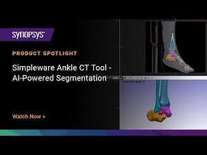 Simpleware Ankle CT Tool - AI-Powered Segmentation