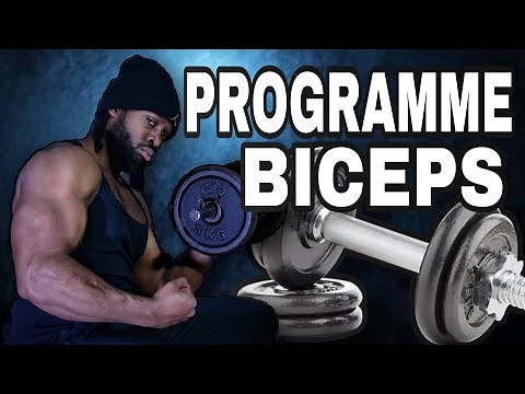 PROGRAMME BICEPS MAISON (avec haltère)