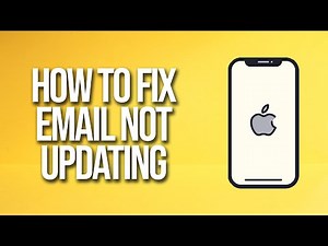 How To Fix iPhone Email Not Updating