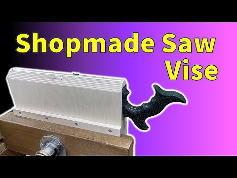 Saw Sharpening - Shopmade Saw Vise