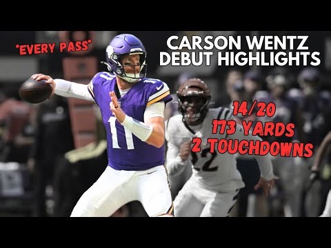 Carson Wentz Vikings Debut 🔥 | NFL Week 3 Highlights