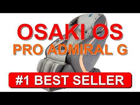 Osaki Os Pro Admiral G Massage Chair With LED Light Control In Grey - B07XB9RZ2F