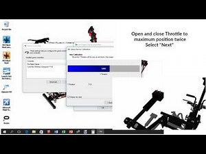 Pro Flight Trainer - Calibrating the controls under Windows 7 8 8 1 and 10 - PUMA Generation 4