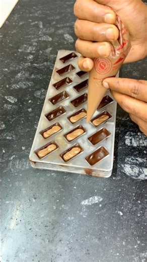 How to make hazelnut chocolate 🍫 #trending #shorts #chocolate