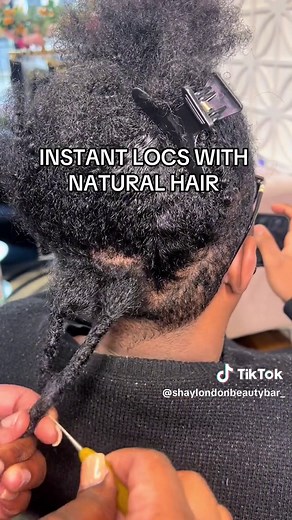 Instant Locs on natural hair 🌸 This Method is for you if ✨ You pref...