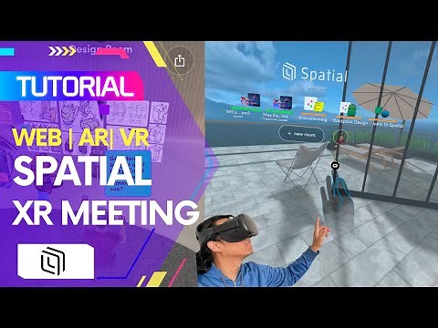 Spatial.io la plataforma ideal para reuniones y eventos del metaverso - AR / VR (EN Captions)