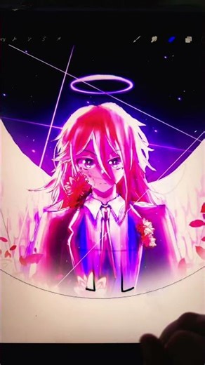 angel drawing tutorial ( ◠‿◠ ) #chainsawman #animefanart #artmeme #digitalart #artreveal