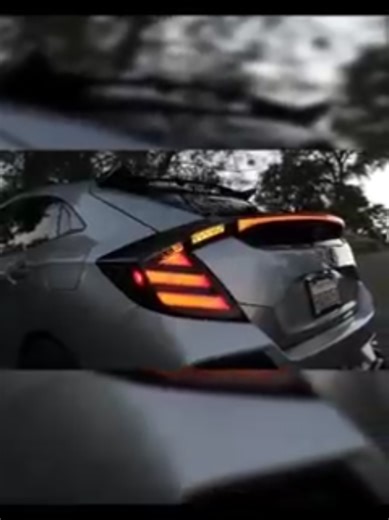 V1 Style LED Taillights for 2017 Honda Civic Hatchback