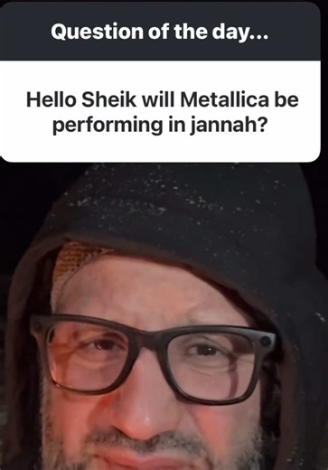 Will #metalica be performing in #jannah ? #islam #music #paradise | jannah