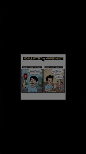 Phone low battery=Panic😱Human low battery=Chalo kaam pe 😌🤣 Hum phone se zyada durable nikle #shorts