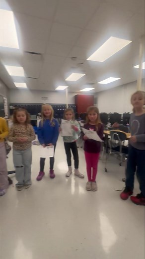 Mrs. Pence’s first graders learning about elements of a play & then did Reader’s Theater! 🎭 | Payneville Elementary School