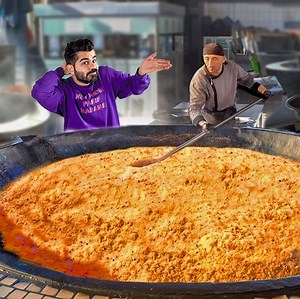 Dev Özbek Pilavı | 100 KG ile Hazırlanmış Dev Etli Pilav | Taşkent | Joe Hattab Türkçe