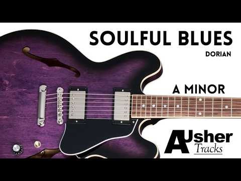 Soulful Blues Chill Guitar Backing Track Jam in A minor