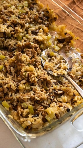44K views · 8.7K reactions | Italian Rice Stuffing An easy rice...