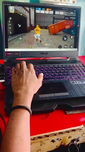 MY PC HANDCAM😱 HOW TO PLAY FREE FIRE 🖥️🔥 #freefire #shorts #kapilncr #pcsetup