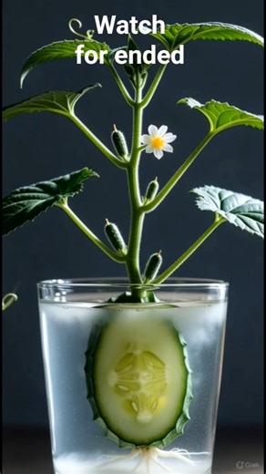 “Cucumber Growth Timelapse | From Fresh Cut to Full Plant in Water #generalhydroponics #hydroponics