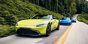 500-HP Face-Off: Aston Martin Vantage vs. Mercedes-AMG GT and Porsche 911 GT3