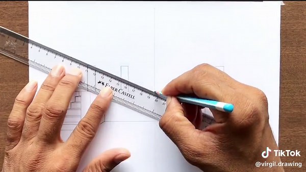 how to draw a building step by step #drawingbuildings #building #buildingdrawing #viral #fyp #foryou #stepbystep #howto #howtodraw