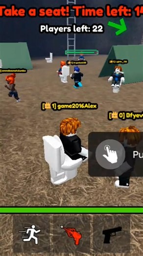 😂 Toilets Everywhere! Last Player to Sit Down Gets Eliminated Instantly!