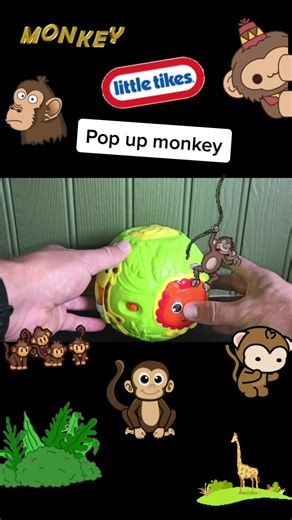 Interactive Musical Monkey Pop-Up Toy for Babies and Kids