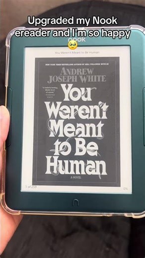 Upgraded my nook ereader #barnesandnoble #reading #booktube #ereader