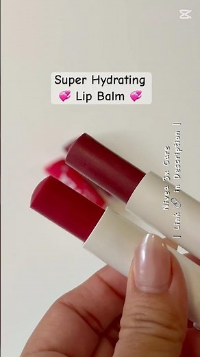 NIVEA Lip Balm Review 💄 Super Hydrating + The Prettiest Flush | Cherry & Blackberry Shades