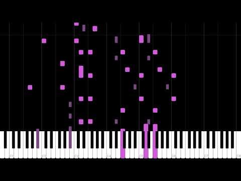 Yoasobi Yoru Ni Kakeru Racing Into The Night Piano Cover Visualizer And Sheets Tutorial