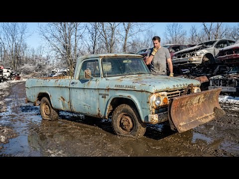 Abandoned Dodge Power Wagon Snow Plow Restoration | Vintage American Winter Beast (ASMR)