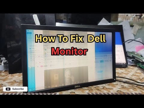 How To Fix Dell monitor Display Problem || Created by Afjal Hossain