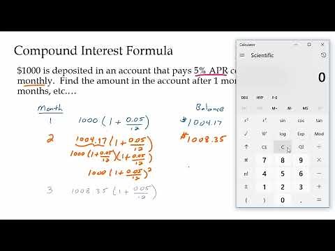 Derive the Compound Interest Formula