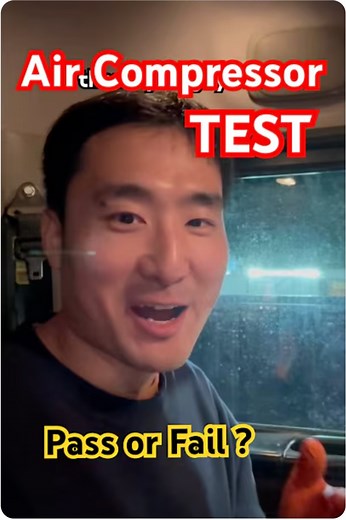 Air compressor test #truck #trucking #mechanic #hybridtruck #diesel #automobile #electricvehicle | Axion Motors