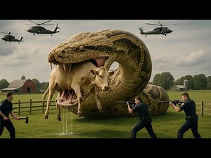 Courageous Rescue Team Fights Giant Python to Save Innocent Cow 🐍 - Part 2