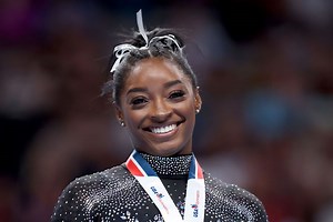 'DWTS' Alum Simone Biles Makes History as 8-time US National All-Around Champion