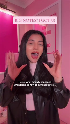 Unlock Your High Notes: Master Vocal Registers