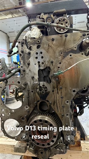 Volvo D13 timing plate reseal