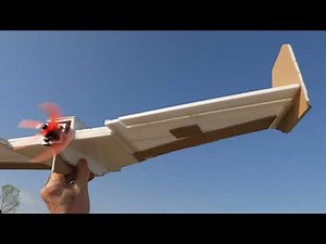 Handmade RC Flying-Wing FULL Flight 1
