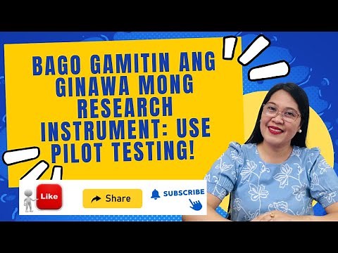 VL71- Pilot Testing of Survey Questionnaire