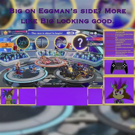 If Big looks evil? #sonicthehedgehog #sonicracingcrossworlds #gaming #shorts #sonic