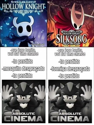 JOGÃO: Hollow Knight e Silk Song em Ação